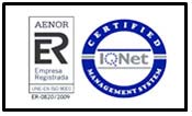 Certificado de AENOR ISO 9001